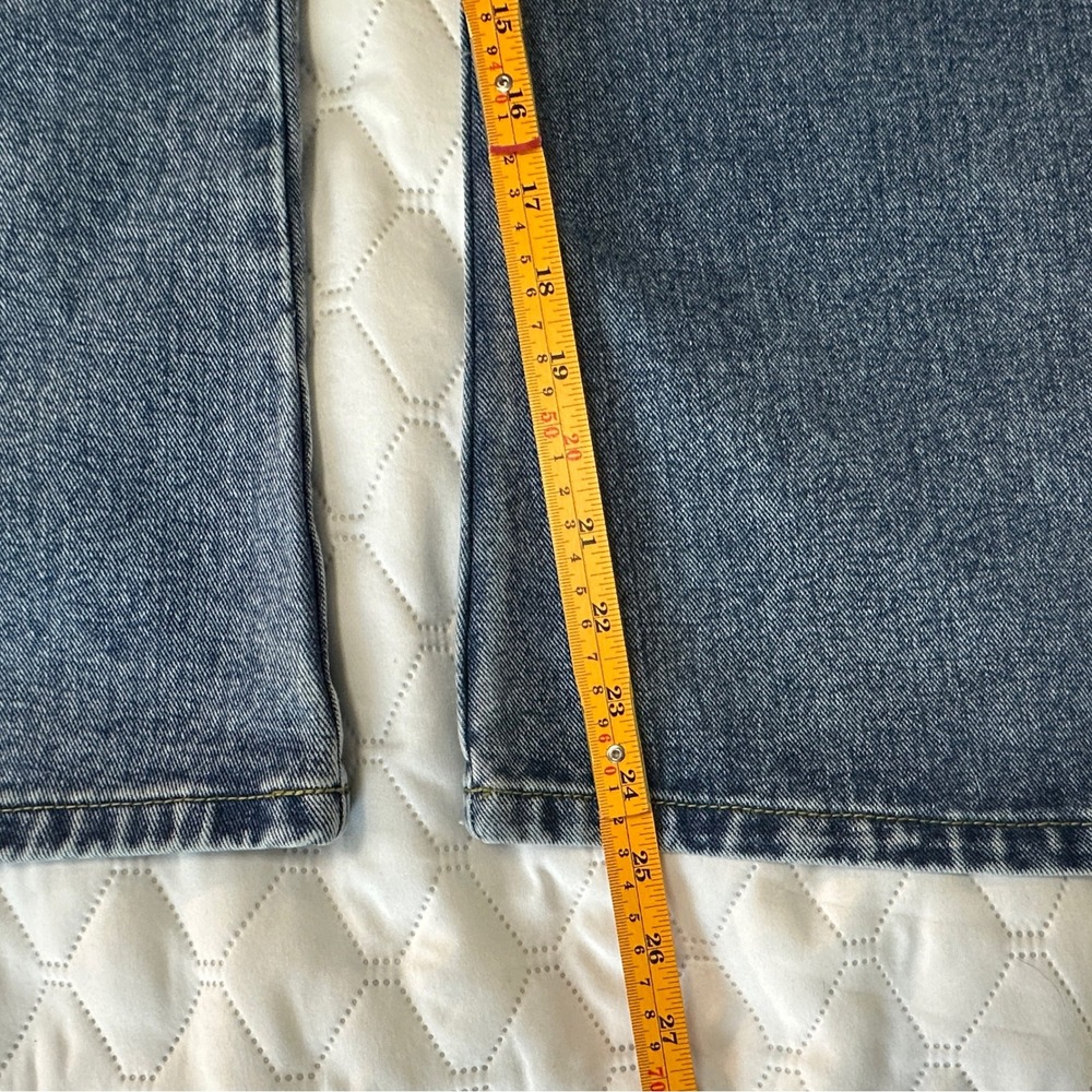 Aelfric Eden Dog Embroidery Jeans 30 Blue New Wide Leg Baggy Dachshund - Picture 5 of 7